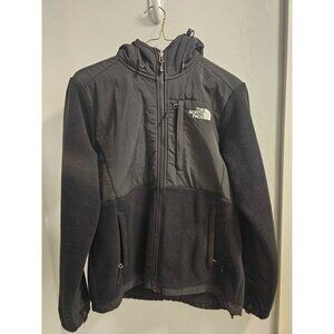 The North Face Polartec Hooded Jacket Black Full Zip Women's Size Small.
